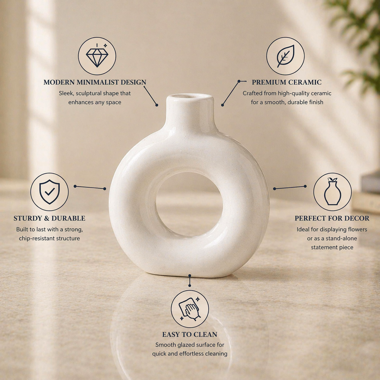 Flower Vase - Pack of 2