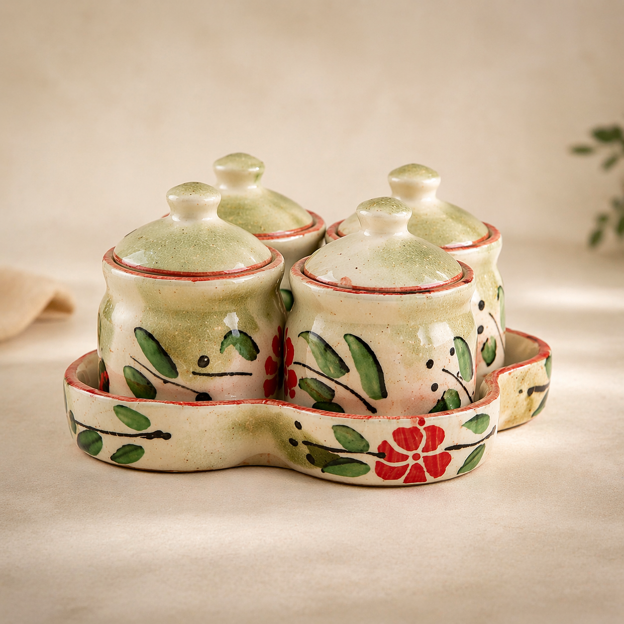 Ceramic Dry Fruit Box