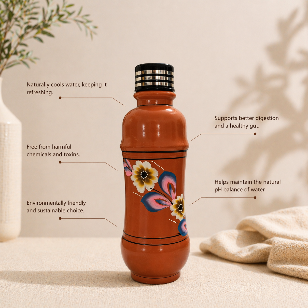 Clay Bottle